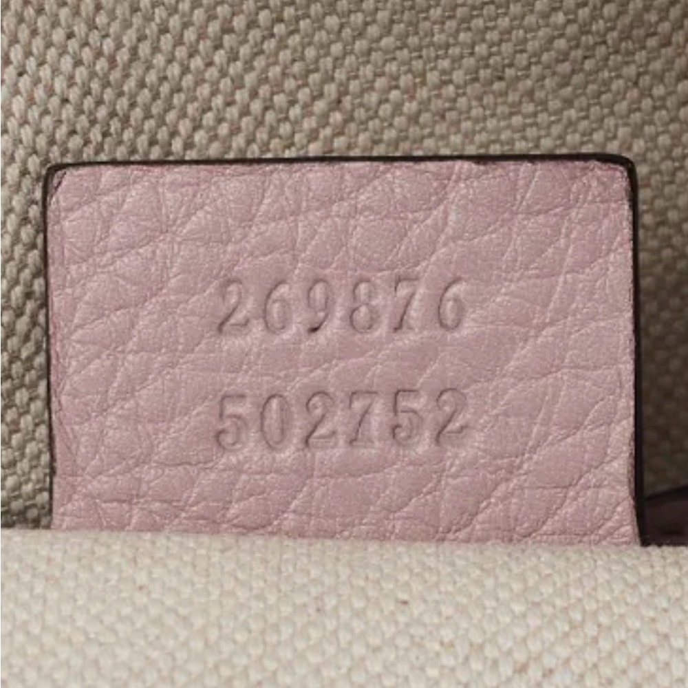 RARE Gucci Vintage Web Boston Bag – GG Canvas with Pink Leather Trim (Like New) - Picture 10 of 11